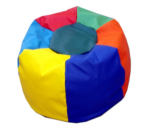 Пуф с гранулами D80*50 фото 1