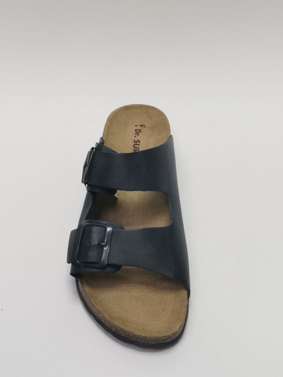 Сандалии мужские из натуральной кожи, с пробковой анатомической стелькой, синие Сурсил Орто 1718U-2 фото 6