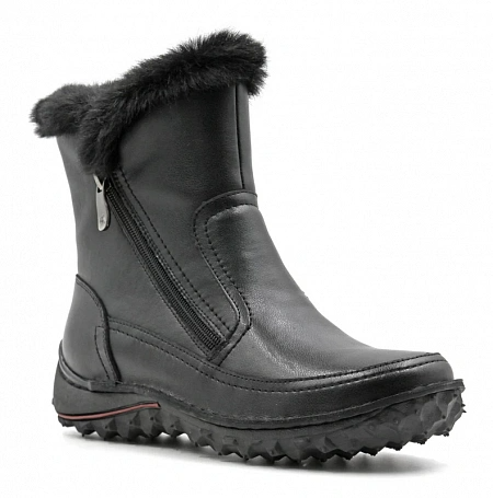 Ботинки ортопедические детские зимние Ортомода AR015-01-01-SH с опушкой кожаные фото 1