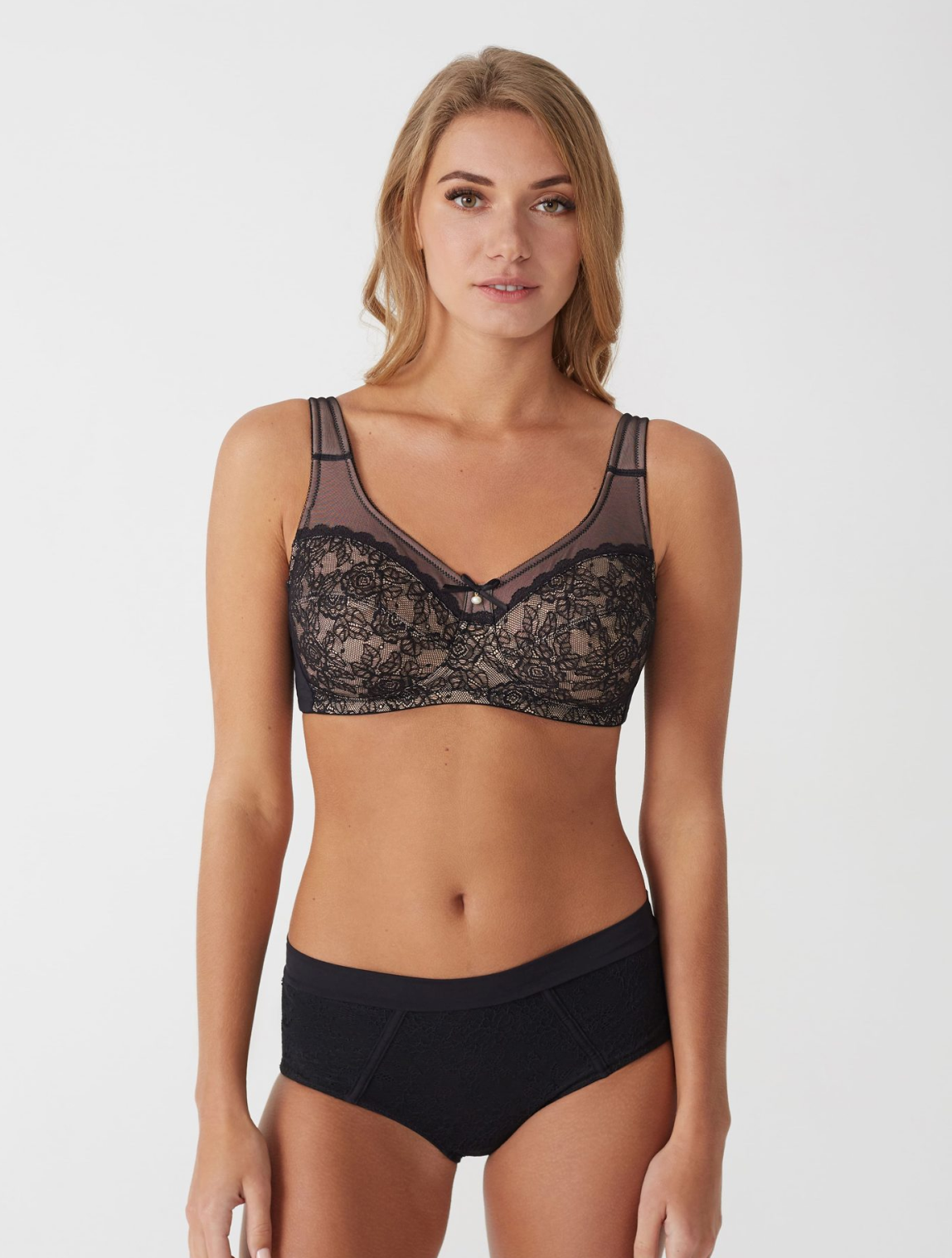 Бюстгальтер после мастэктомии Черный 1102 фото 2