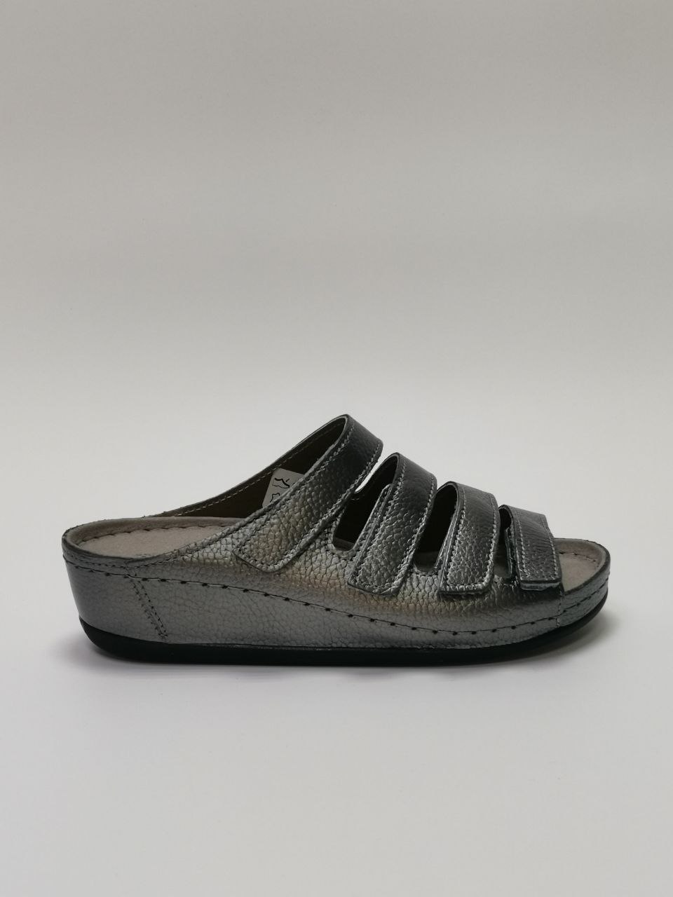 Туфли женские ортопедические Luomma LM-703.048 цвет никель (серый)  фото 3