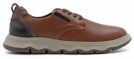 Кроссовки мужские (обувь ортопедическая сложная без утепленной подкладки) цв. коричневый 97316-Х-002 фото 4