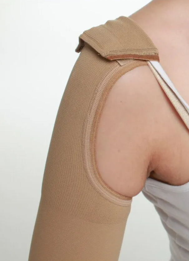 Компрессионный рукав удлиненный  с креплением на плечо с перчаткой 1 кл. компр. 514K фото 2