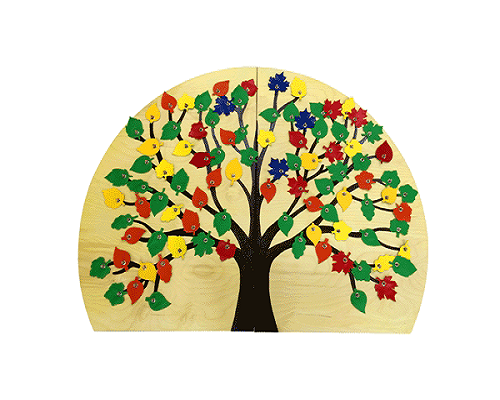 Панель развивающая "Дерево с листочками" 160*120 см фото 1