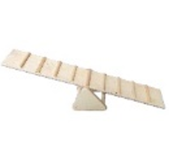 Балансировочные качели, размер 150*25*10 см, фанера фото 1