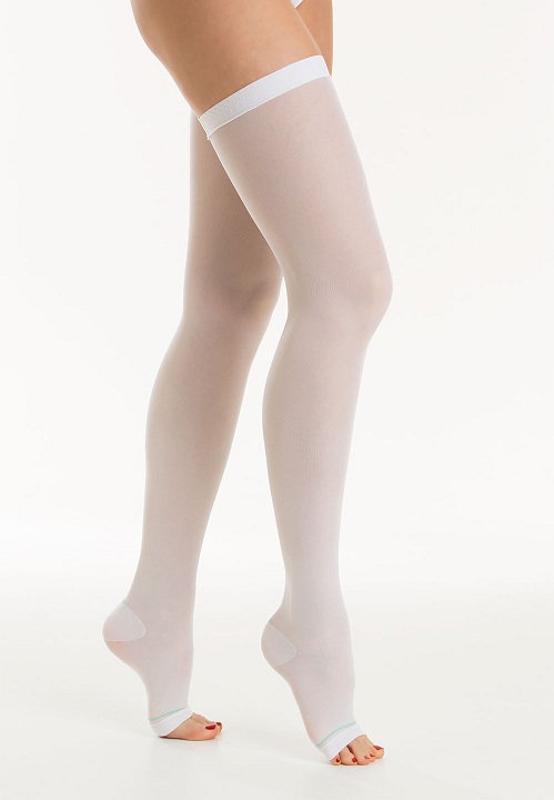 Чулки антиэмболические Relaxan, с открытым носом, Bianko, 1 класс фото 1