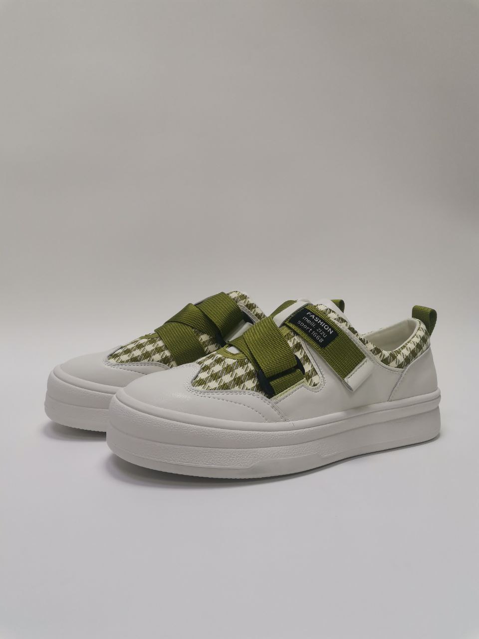 Полуботинки ортопедические женские Ортомода цв.белый с салатовым MD17-1A  фото 3