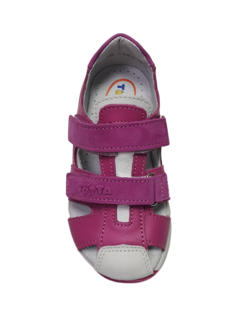 Туфли летние закрытый нос, ц.фуксия/белый 1160-КП-187,337,99 фото 2