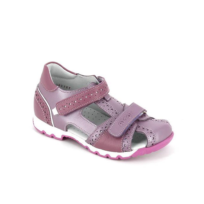 Сандали летние с закрытым носом, сирень/белый 1133-099,700,99 фото 1