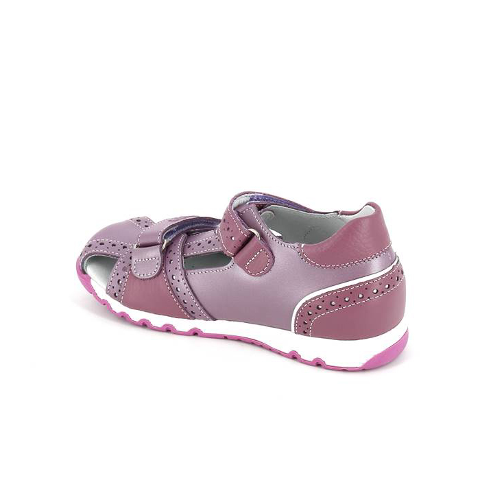 Сандали летние с закрытым носом, сирень/белый 1133-099,700,99 фото 2