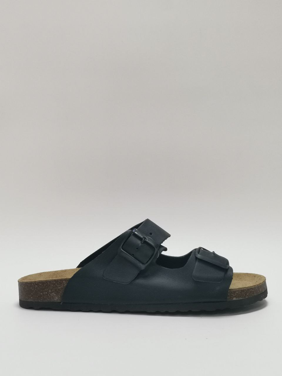 Сандалии мужские из натуральной кожи, с пробковой анатомической стелькой, синие Сурсил Орто 1718U-2 фото 5