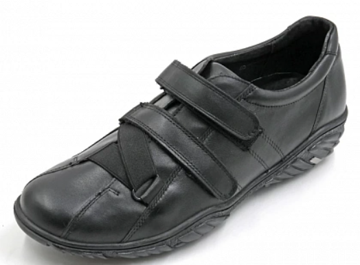 Обувь ортопедическая сложная кроссовки мужские цв.черный 9215-Х-001-24 фото 1